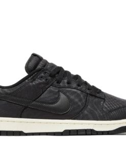 Nike Dunk Low Black Canvas DV7211-001 Nicesnk