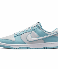 Nike Dunk Low 'Fleece Swoosh - Light Blue'