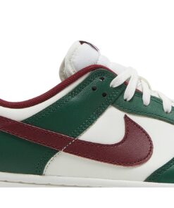 Alternative view of Nike Dunk Low Gorge Green Team Red FB7160-161 Nicesnk