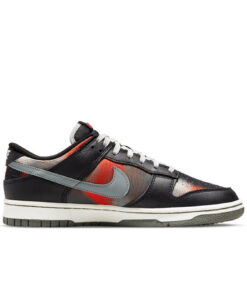 Alternative view of Nike Dunk Low 'Graffiti Pack - Black Red'
