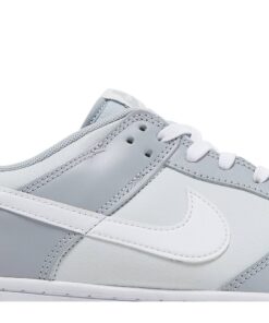 Alternative view of Nike Dunk Low Grey White DJ6188-001 Nicesnk