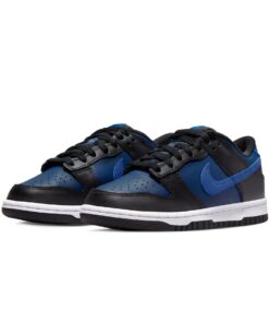 Alternative view of Nike Dunk Low GS 'Black Midnight Navy'
