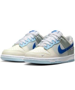 Alternative view of Nike Dunk Low GS 'Just Stitch It - Hyper Royal'