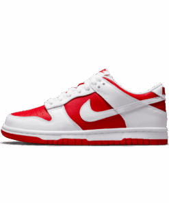 Nike Dunk Low GS 'White University Red'