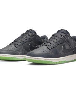 Alternative view of Nike Dunk Low 'Iron Grey Scream Green'