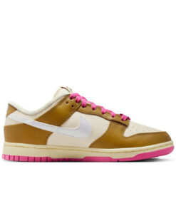 Alternative view of Nike Dunk Low 'Just Do It - Bronzine Pink'
