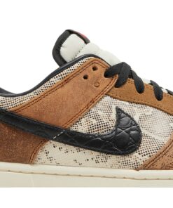 Alternative view of Nike Dunk Low Premium Brown Snakeskin FJ5434-120 Nicesnk
