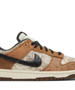 Nike Dunk Low Premium Brown Snakeskin FJ5434-120 Nicesnk
