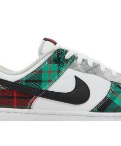Alternative view of Nike Dunk Low Premium Tartan Plaid DV0827-100 Nicesnk