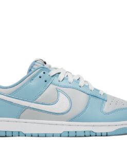 Nike Dunk Low Retro Fleece Swoosh Worn Blue FB1871-011 Nicesnk