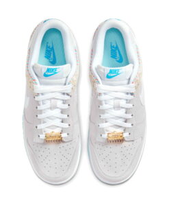 Alternative view of Nike Dunk Low Retro SE 'Barber Shop - Grey'
