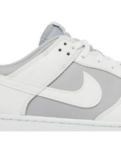Alternative view of Nike Dunk Low Retro White Grey DJ6188-003 Nicesnk