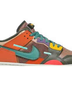 Alternative view of Nike Dunk Low Scrap 'Archeo Brown' DB0500-200