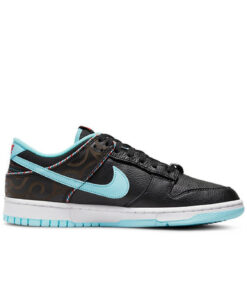 Alternative view of Nike Dunk Low SE 'Barber Shop - Black'
