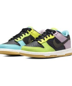 Alternative view of Nike Dunk Low SE GS 'Free.99 - Black'