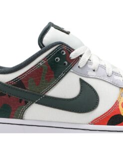 Alternative view of Nike Dunk Low SE Multi-Camo DH0957-100 Nicesnk