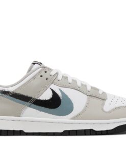Nike Dunk Low Stencil Swoosh FD0661-100 Nicesnk