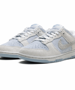Alternative view of Nike Dunk Low  "Suede - Photon Dust / Light Armory Blue"