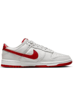 Alternative view of Nike Dunk Low 'Vast Grey Varsity Red'