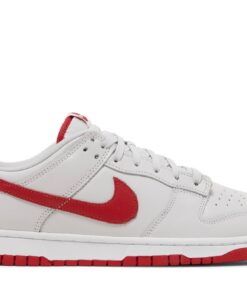 Nike Dunk Low Vast Grey Varsity Red FJ0832-011 Nicesnk
