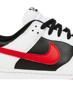 Alternative view of Nike Dunk Low 'White Black Red' FD9762-061
