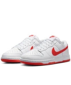 Alternative view of Nike Dunk Low 'White Picante Red'