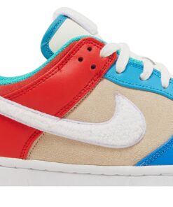 Alternative view of Nike Dunk Low Year of the Rabbit Blue Orange Cream FD4203-111 Nicesnk