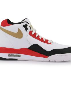 Alternative view of Nike Flight Legacy Shoes White/Golden/Red DD8493-169