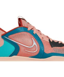 Alternative view of Nike Kyrie 5 Low Terracotta/Teal DJ6012-800 Nicesnk