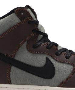 Alternative view of Nike SB Dunk High Pro Baroque Brown BQ6826-201 Nicesnk