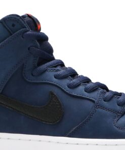 Alternative view of Nike SB Dunk High Pro ISO 'Orange Label Midnight Navy' CI2692-401