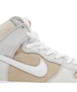 Alternative view of Nike SB Dunk High Pro 'Unbleached' DA9626-100
