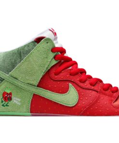 Alternative view of Nike SB Dunk High 'Strawberry Cough' CW7093-600