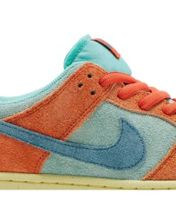 Alternative view of Nike SB Dunk Low Orange Aqua DV5429-800 Nicesnk