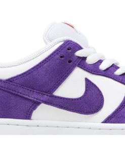 Alternative view of Nike SB Dunk Low Orange Label Purple/White DV5464-500 Nicesnk