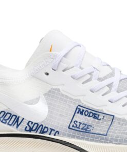 Alternative view of Nike ZoomX Vaporfly NEXT% Blue Ribbon Sports White CU4844-100 Nicesnk