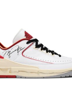 Off-White x Air Jordan 2 Retro Low SP White Red DJ4375-106 Nicesnk