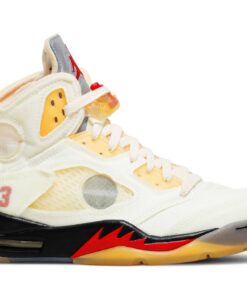 Off-White x Air Jordan 5 SP Sail  DH8565-100 Nicesnk