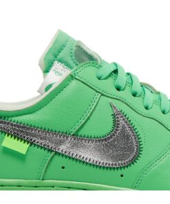 Alternative view of Off-White x Nike Air Force 1 Low Green DX1419-300 Nicesnk