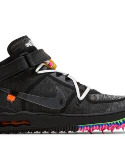 Off-White x Nike Air Force 1 Mid 'Black' DO6290-001