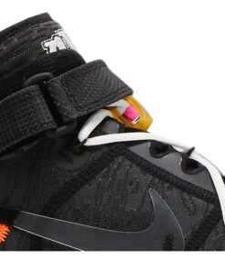 Alternative view of Off-White x Nike Air Force 1 Mid 'Black' DO6290-001