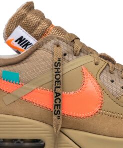 Alternative view of Off-White x Nike Air Max 90 Desert Ore AA7293-200 Nicesnk