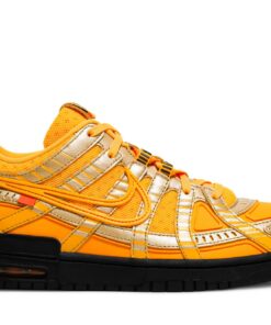 Off-White x Nike Air Rubber Dunk 'University Gold' [also worn by William Chan] CU6015-700