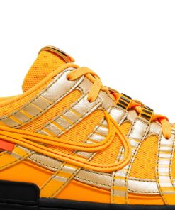 Alternative view of Off-White x Nike Air Rubber Dunk 'University Gold' [also worn by William Chan] CU6015-700