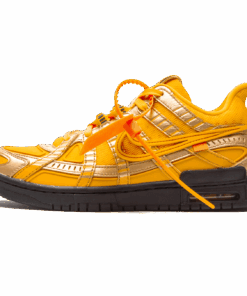 Off-White x Nike Air Rubber Dunk 'University Gold'