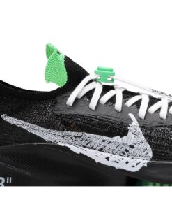 Alternative view of Off-White x Nike Air Zoom Turbo Next% Flyknit 'Black' CV0697-001
