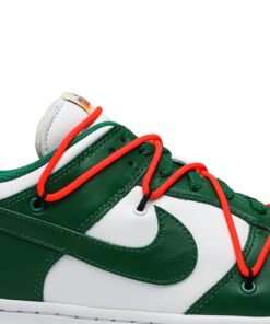 Alternative view of Off-White x Nike Dunk Low Pine Green CT0856-100 Nicesnk
