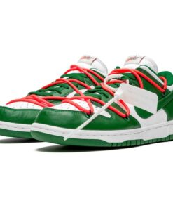 Alternative view of OFF-WHITE x Nike Dunk Low 'Pine Green'