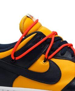 Alternative view of Off-White x Nike Dunk Low University Gold  CT0856-700 Nicesnk