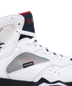 Alternative view of Paris Saint-Germain x Air Jordan 7 Retro White CZ0789-105 Nicesnk